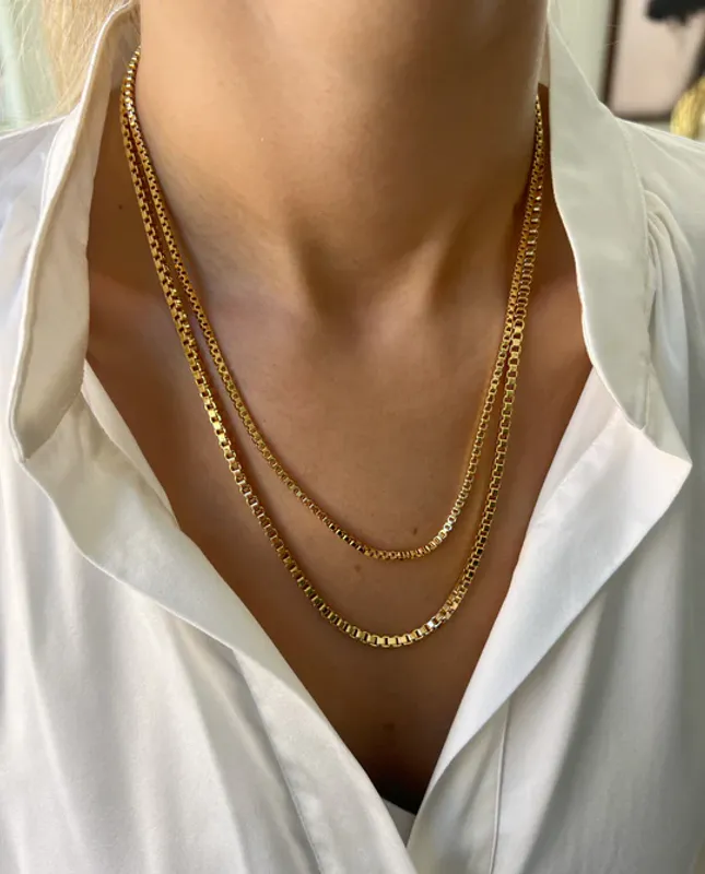 Signature Stack Venezia Chain Gold