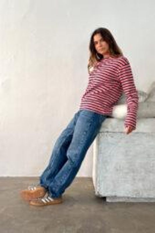 Nete Stripe Pink/Black