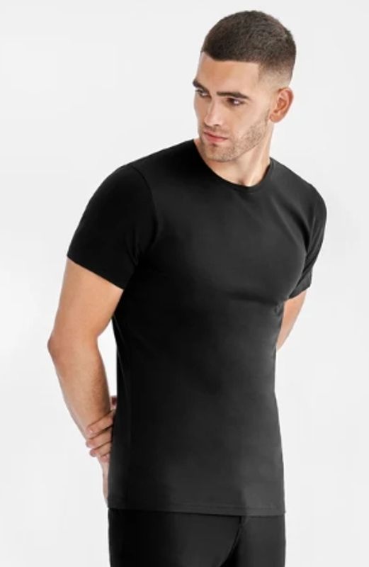 Crew-Neck 2-Pack Black
