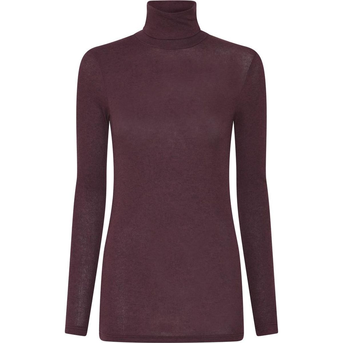Angela Roll Neck Bordeaux
