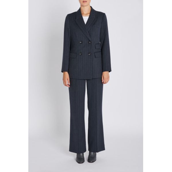 Hovedbilde Apricot Linda Blazer Blue Pinstripe