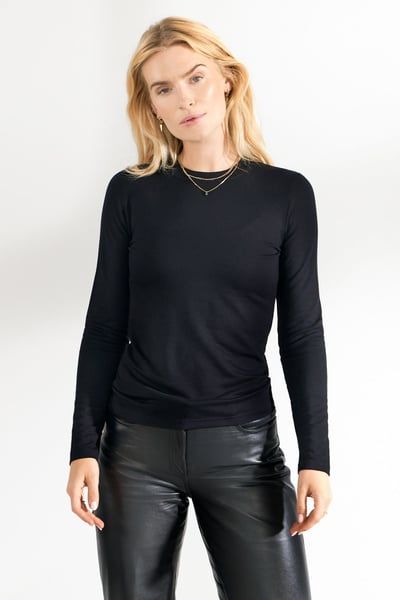 Hovedbilde Long Sleeve Soft Fiber Black
