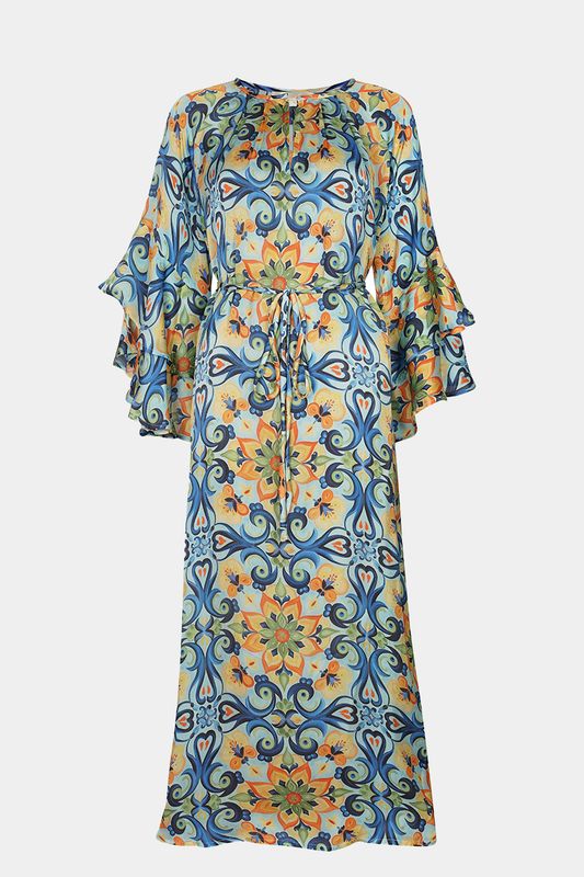 Pucci Orange Floral Tile