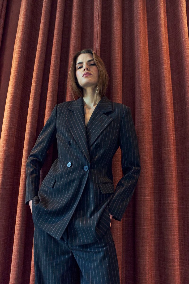 Tailor Blazer Black/Red Pear