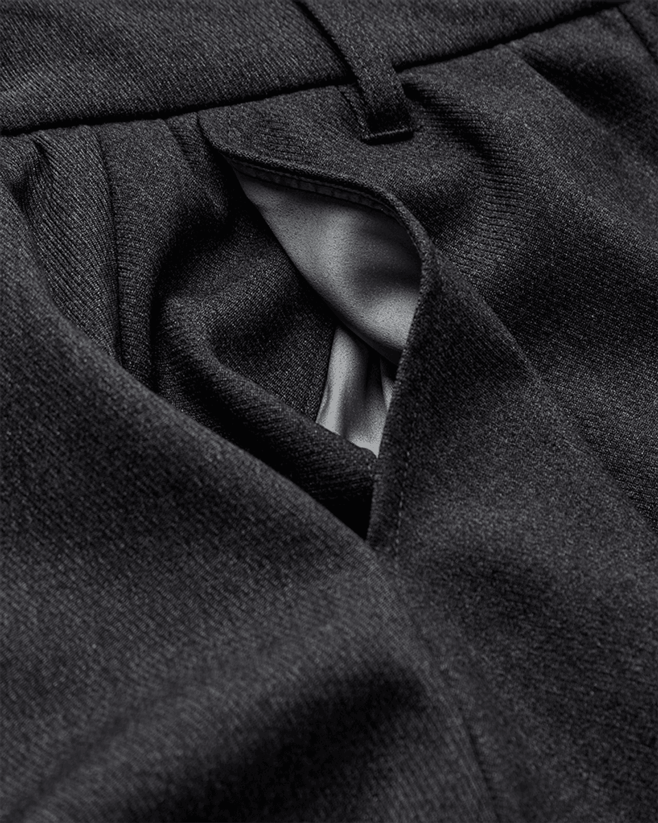 Tailor Skirt Med Grey Melange