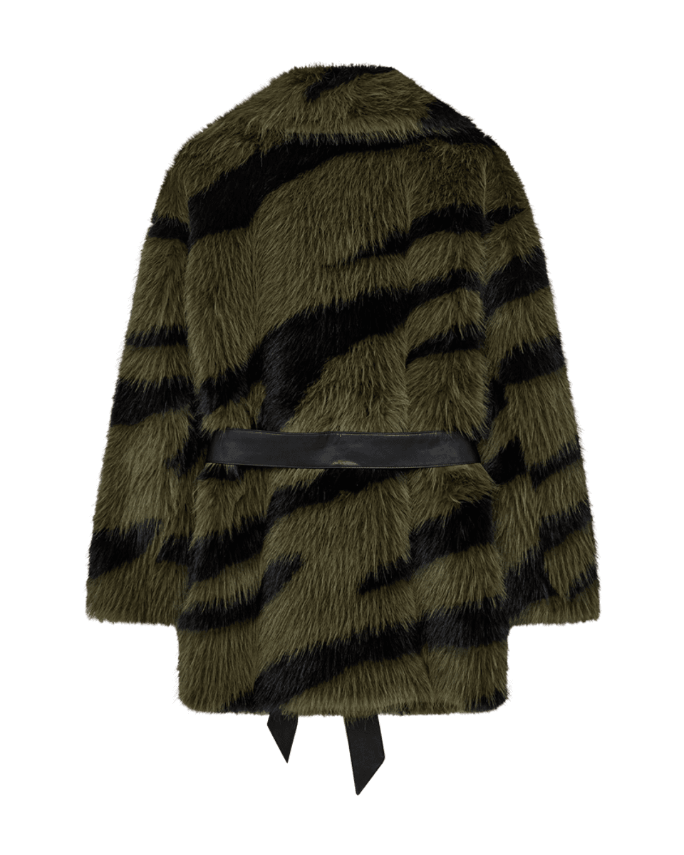 Plushy Jacket Dark Olive