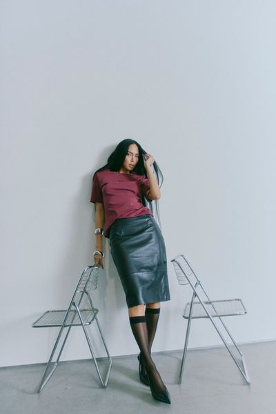 Hovedbilde Muse Tee Slim Fit - Windsor Wine